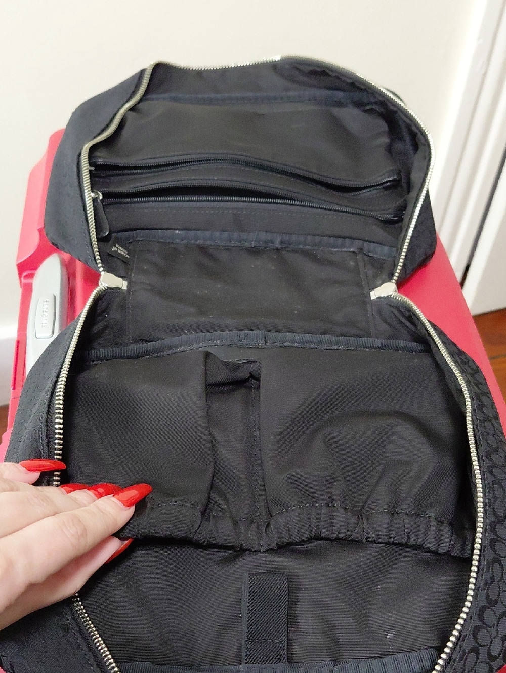 Coach Toiletry Case Vintage Black Bag - Picture 9 of 13